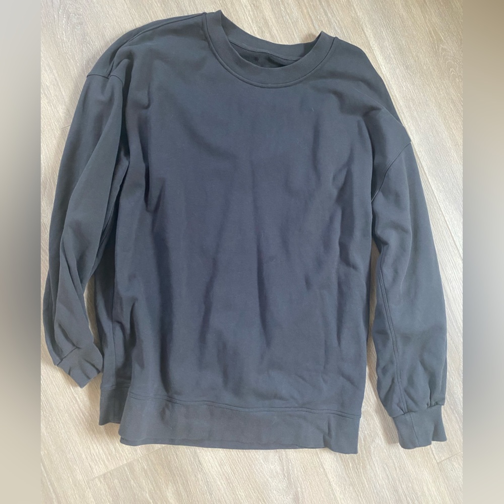 Perfectly oversized crew - graphite grey - size 8